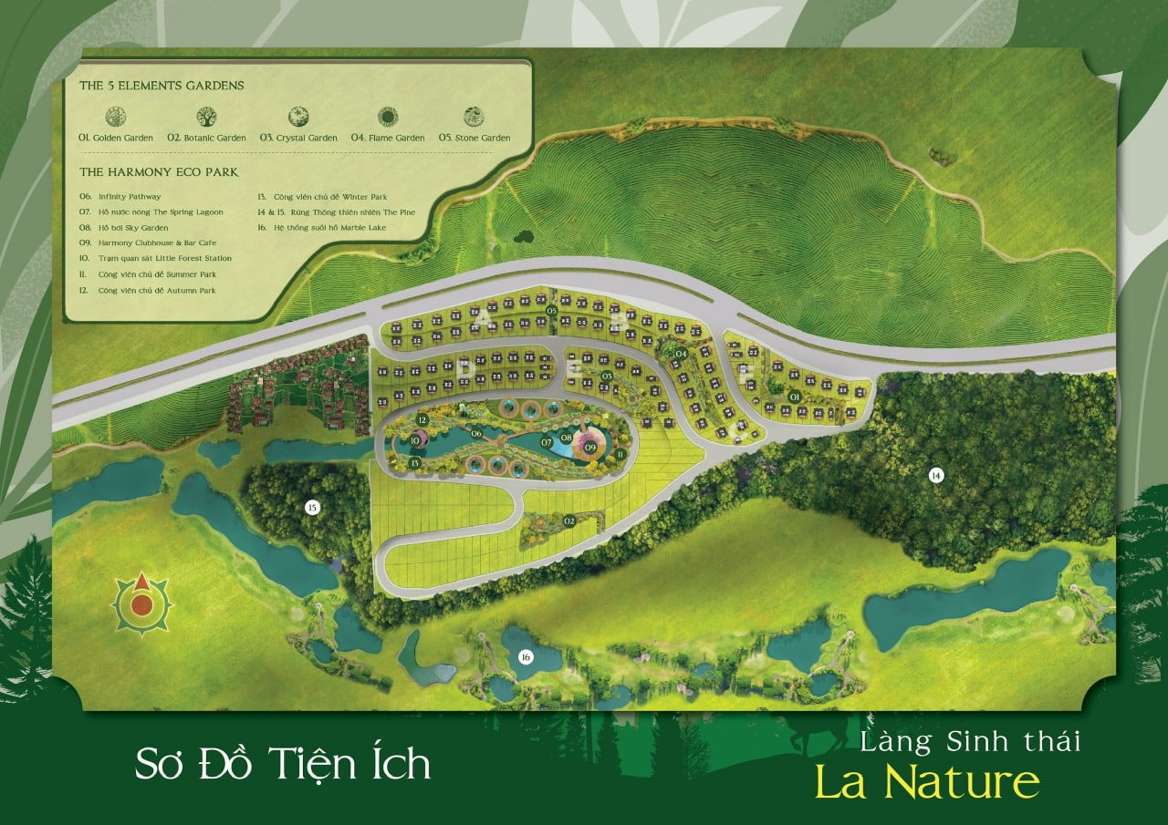 mặt bằng la thiên nhiên bảo lộc