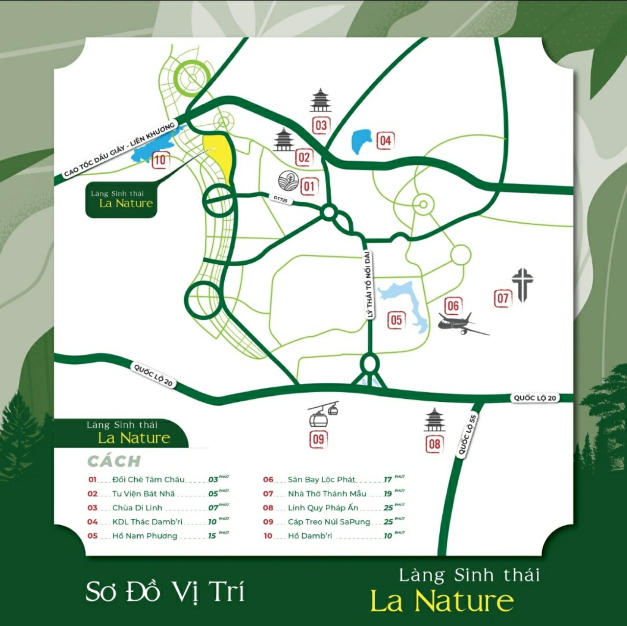 thiên nhiên làng sinh thái la